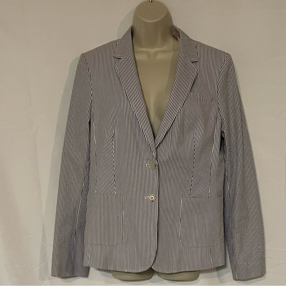 Banana Republic Seersucker Blazer